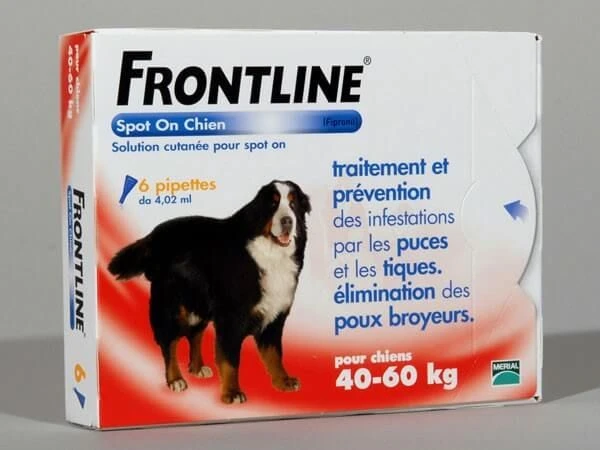 Frontline Spot On Chien De 40-60 Kg 6 Pipettes – Image 4