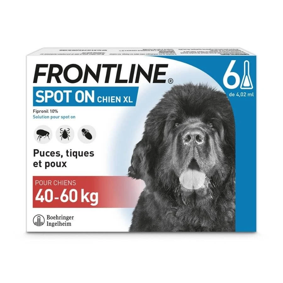 Frontline Spot On Chien De 40-60 Kg 6 Pipettes – Image 6