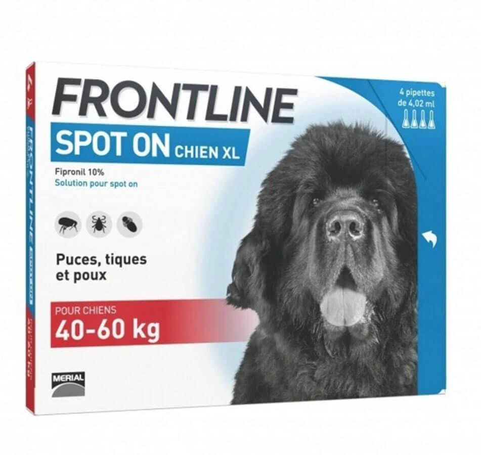 Frontline Spot On Chien De 40-60 Kg 6 Pipettes