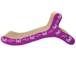 Cat It Griffoir Papillon Violet En Carton 46 X 22 X 20 Cm