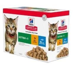 Hill's Science Plan Hill's Science Plan Feline Kitten Healthy Development Pack Mixte Sachets 12 X 85 Grs