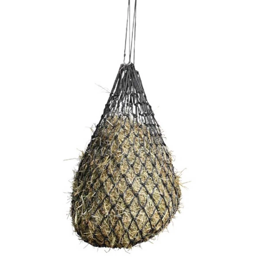 Kerbl Filet à Foin à Mailles Serrées Cheval Noir