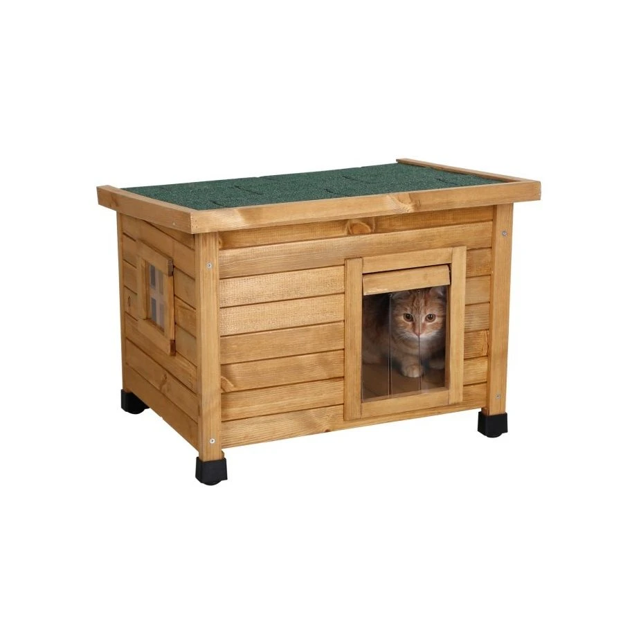 Kerbl Maison Rustica Niche Chat Bois 57 X 45 X 43 Cm – Image 2