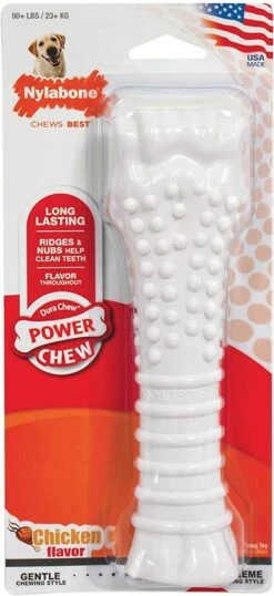Nylabone Power Chew Os Texturé Au Poulet XL