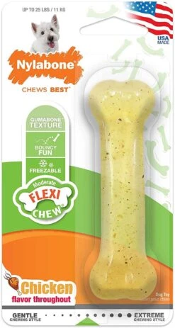 Nylabone Moderate Flexi Chew Os Au Poulet S
