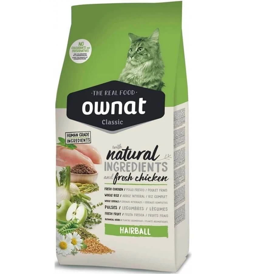 Ownat Classic Hairball Chat 4 Kg