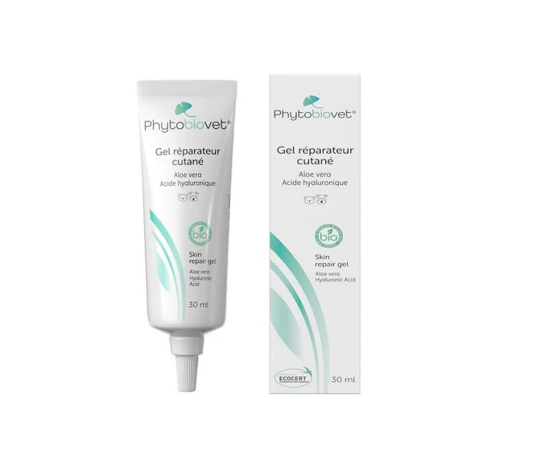 Phytobiovet Gel Réparateur Bio Pour Chien Et Chat 30 Ml