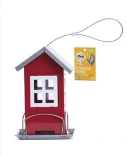 Plumes & Compagnie Distributeur De Graines Normane En Métal