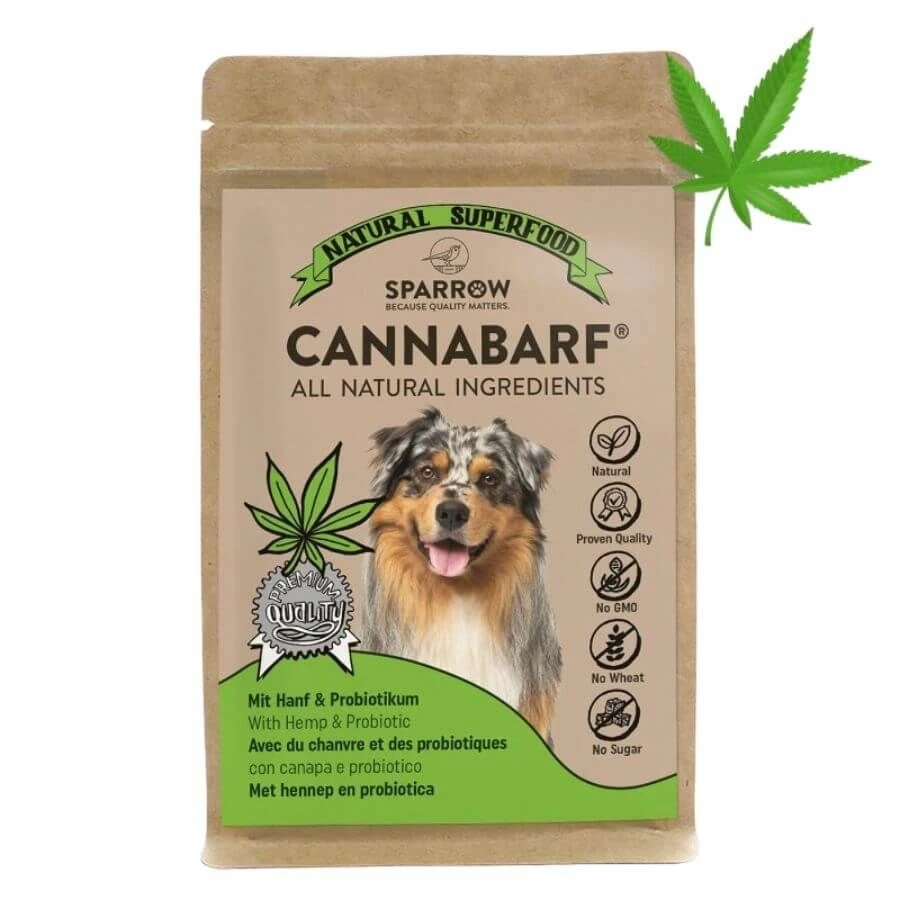 Sparrow Mélange D'Herbes CannaBarf Chien 100 G