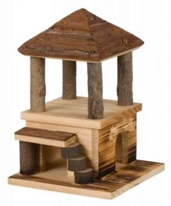 Trixie Natural Living Maison Sten En Bois Flammé Souris Et Hamsters