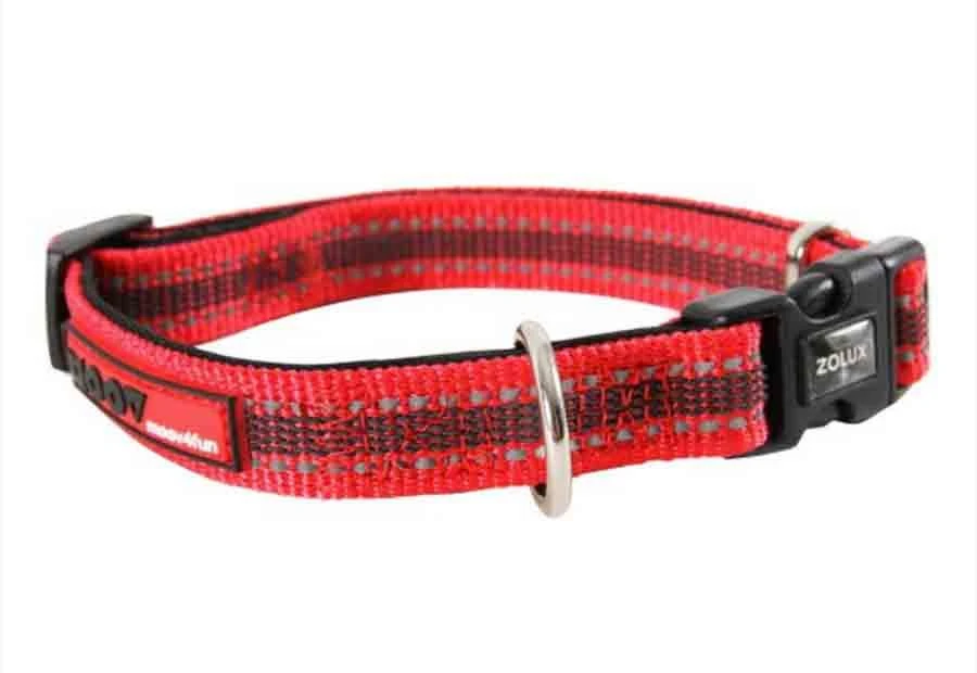 Zolux Collier Réglable MOOV Rouge 25 Mm